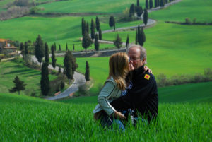 Linda and Rick in Tuscany