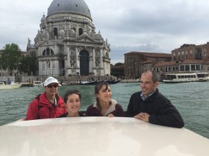 Arriving in Venice in style with a private water taxi. The Grand Canal is impressive whether you've seen it a hundred times or are seeing it for the first